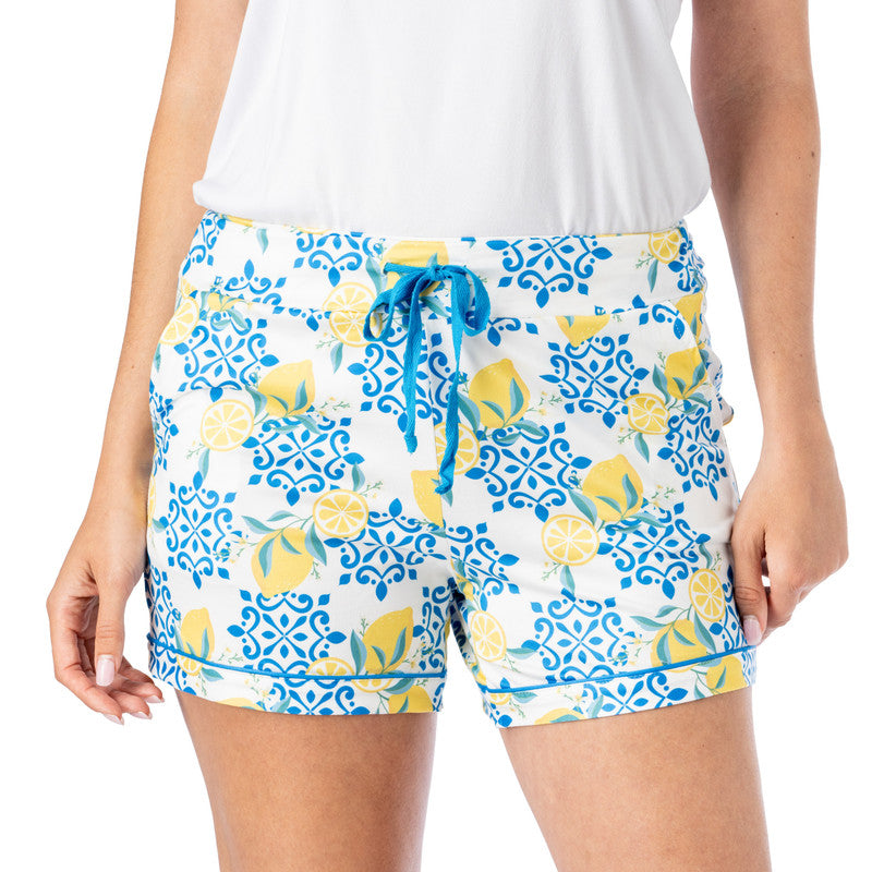Hello Mello Sleepless in Santorini Shorts