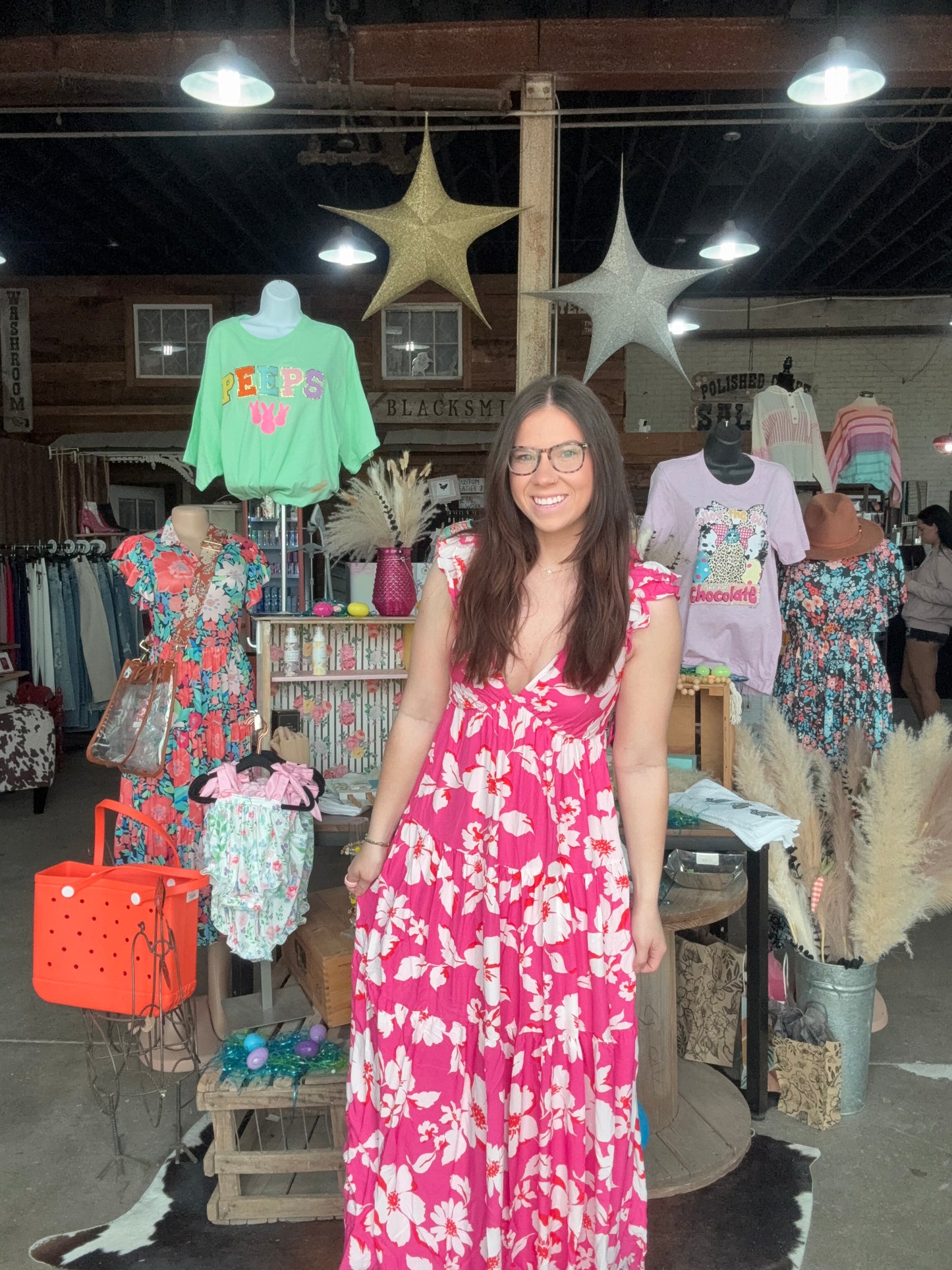 Floral Ruffled Dress