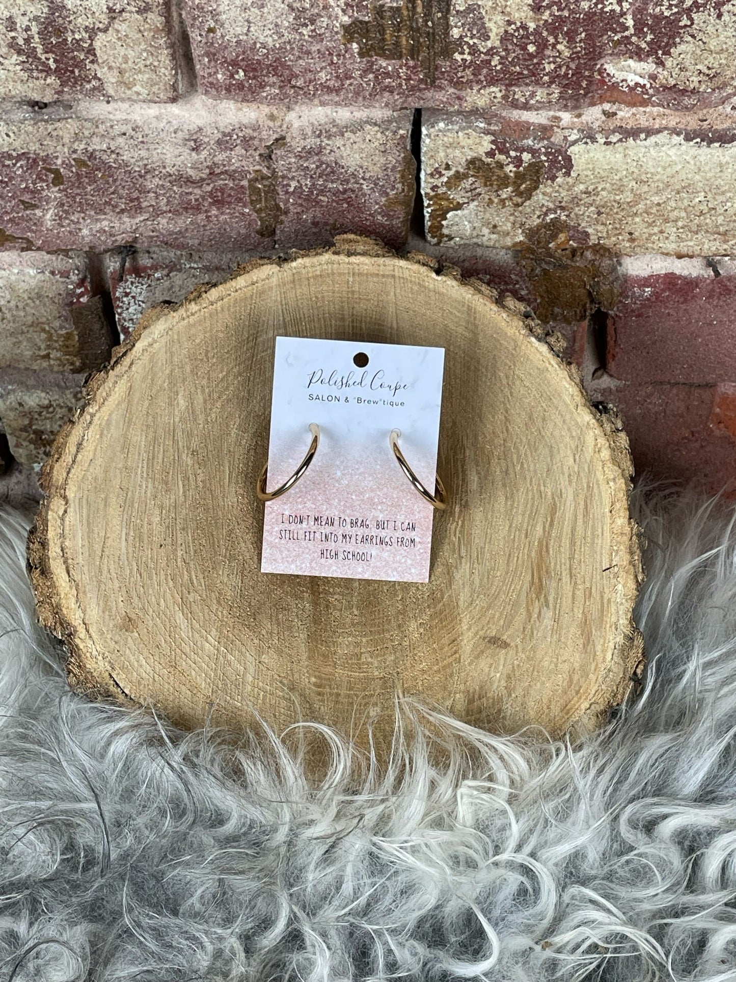 Simple Gold Hoop Earrings