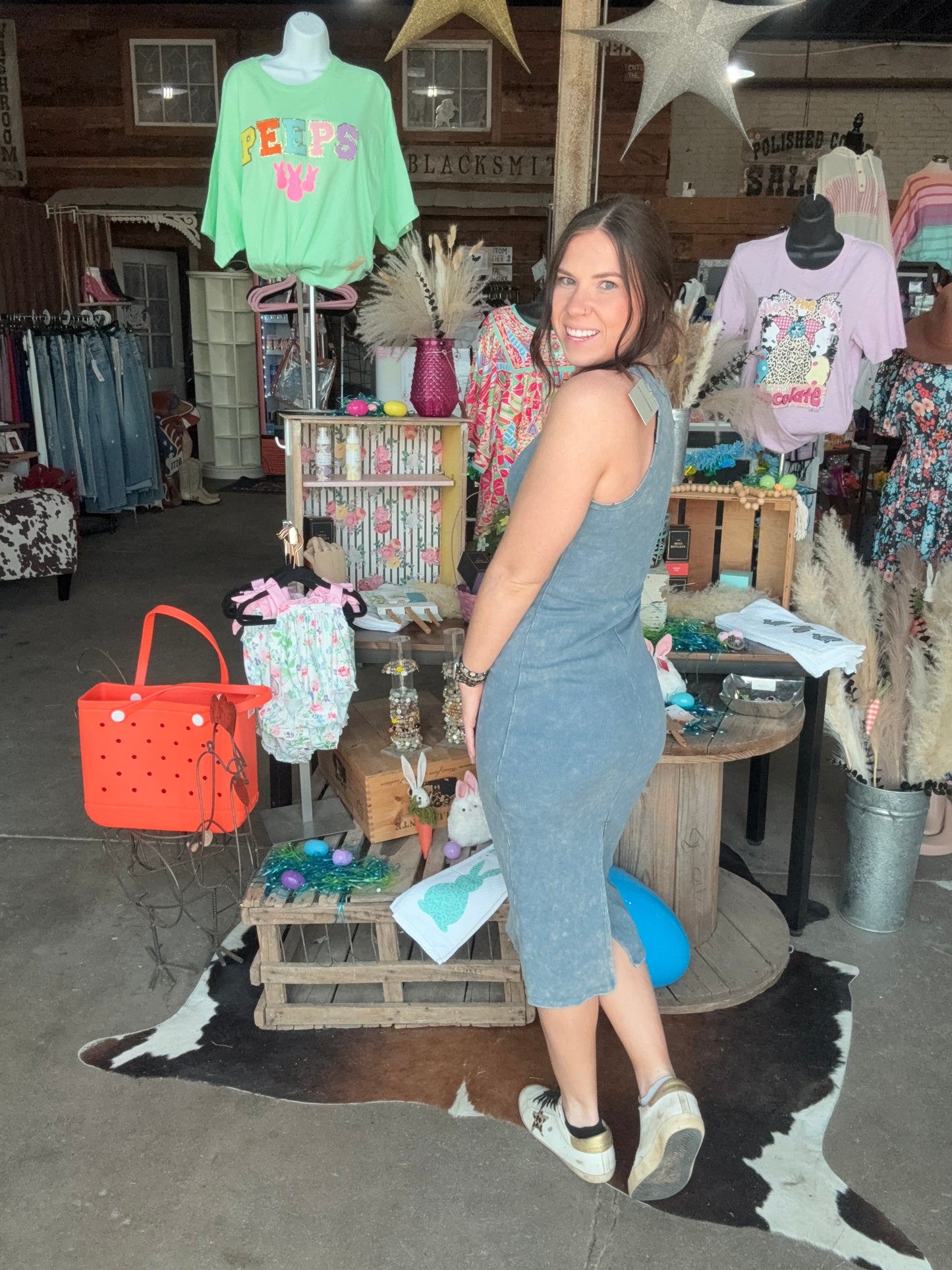 Denim Maxi Dress
