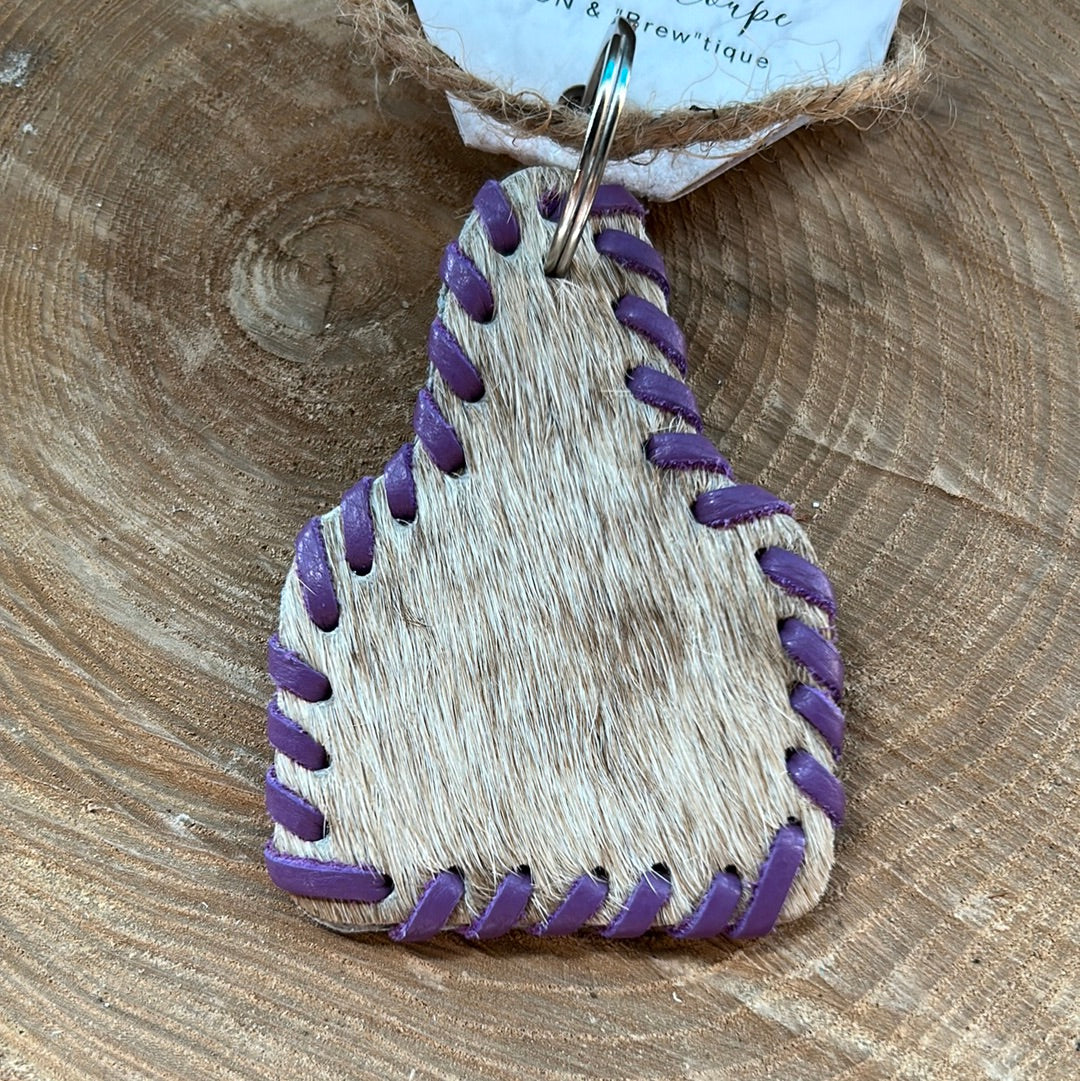 Ear Tag Key Chain