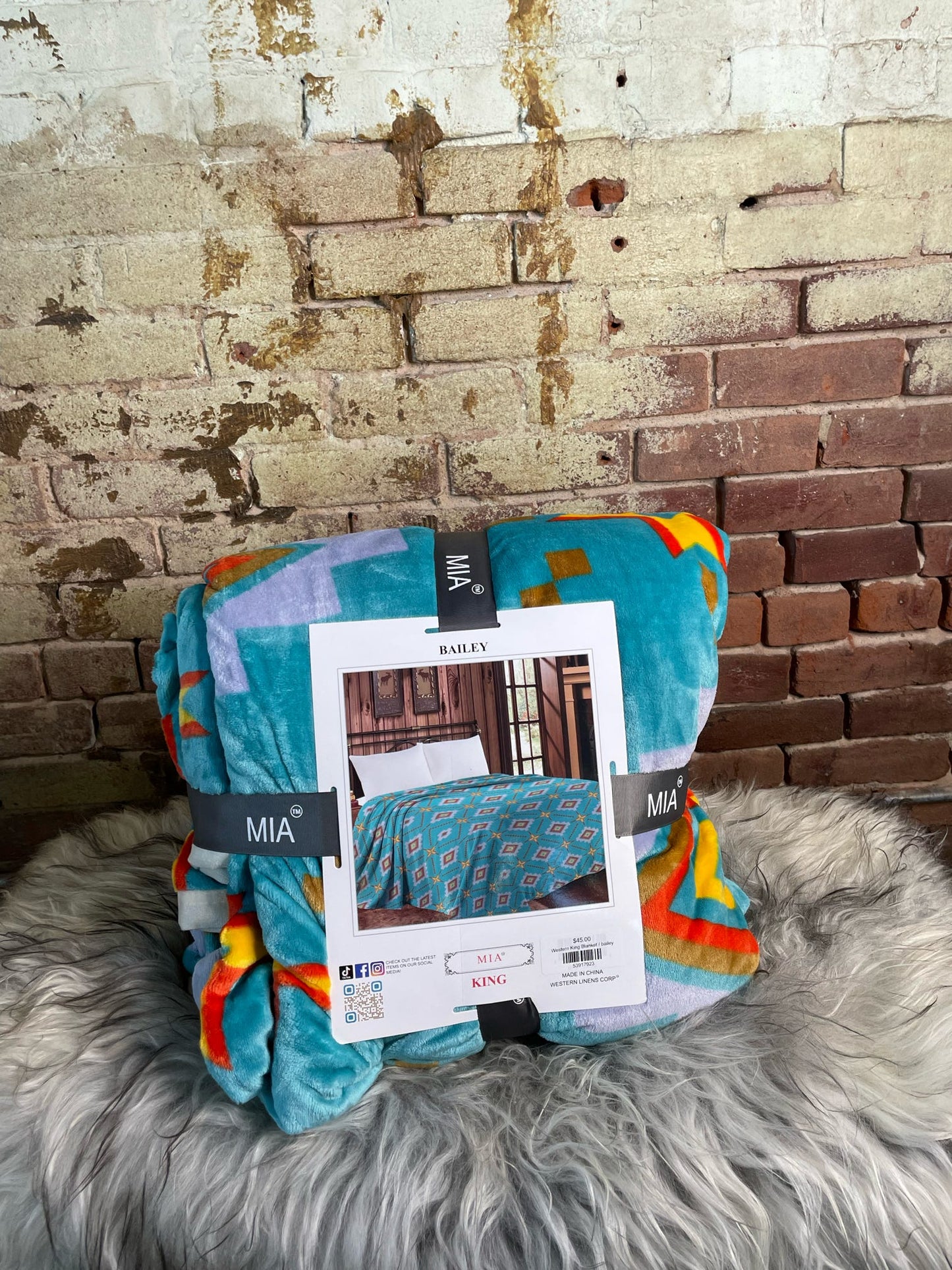 Western King Blanket