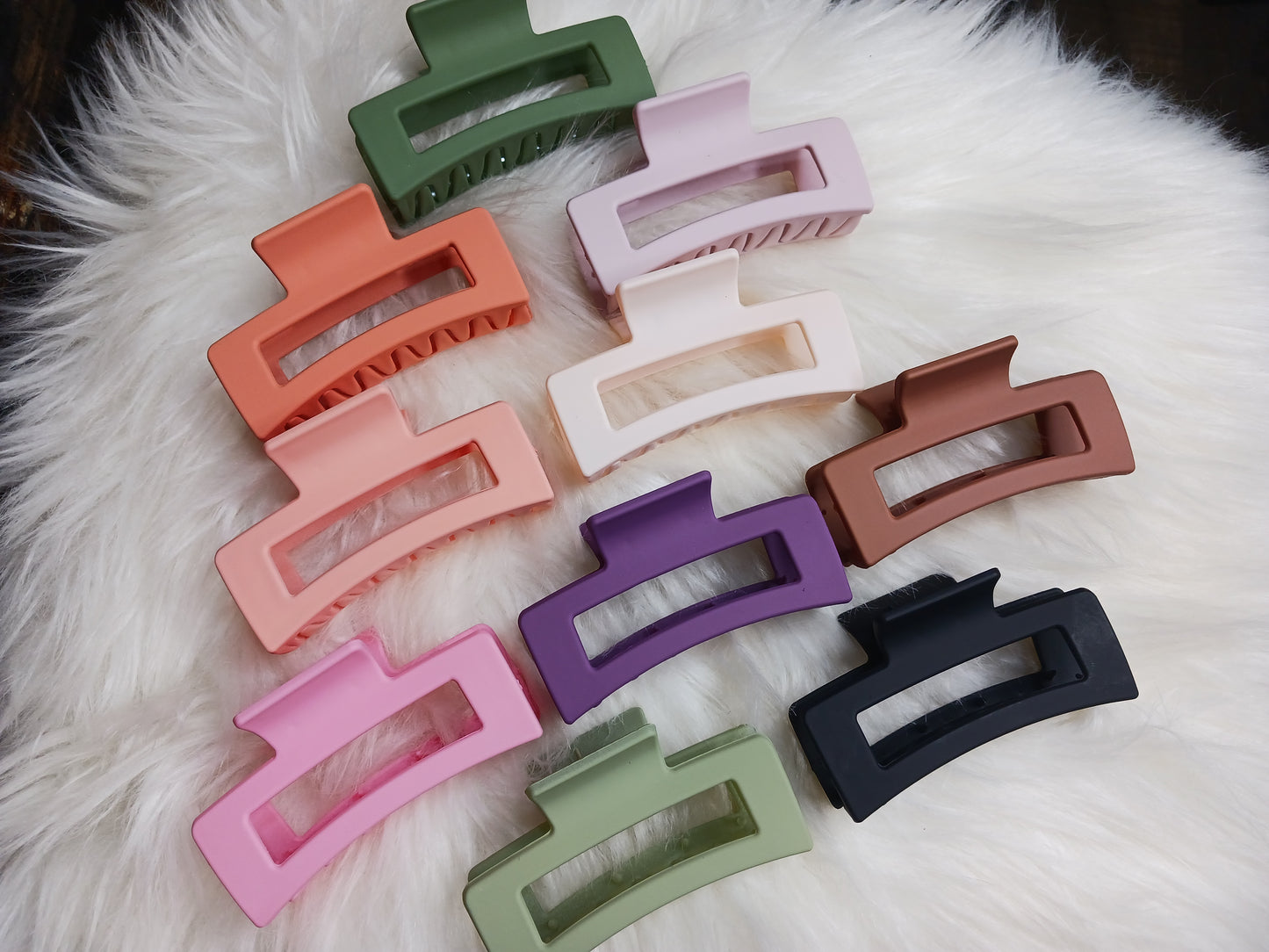 Square Claw Clips