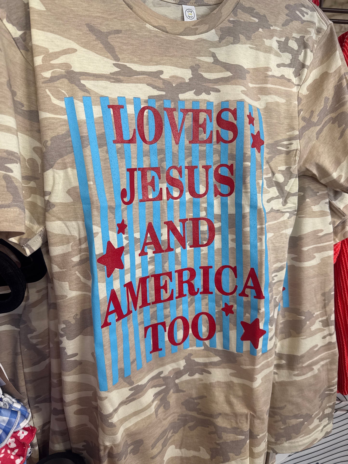 Loves Jesus & America