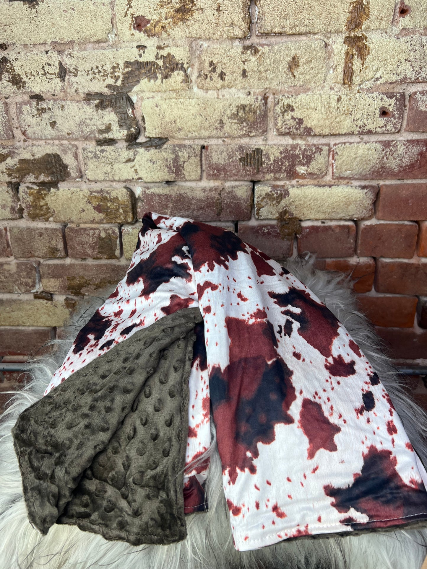 Cow Print Blanket