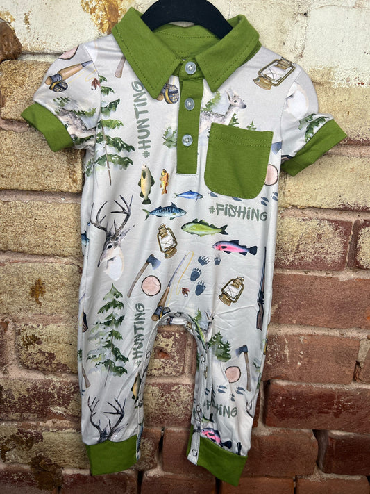 Hunting Buddy Baby Romper