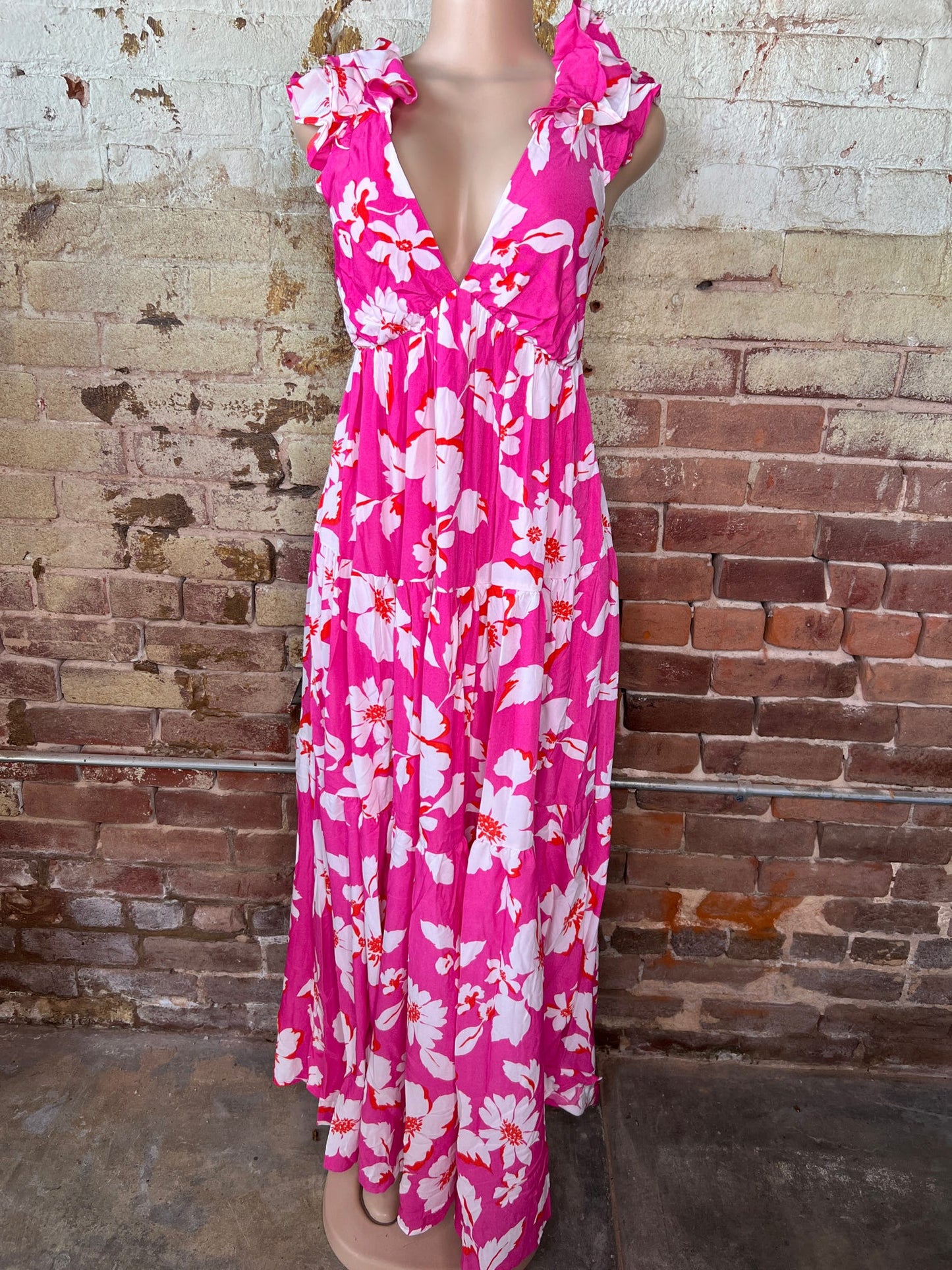 Floral Ruffled Dress
