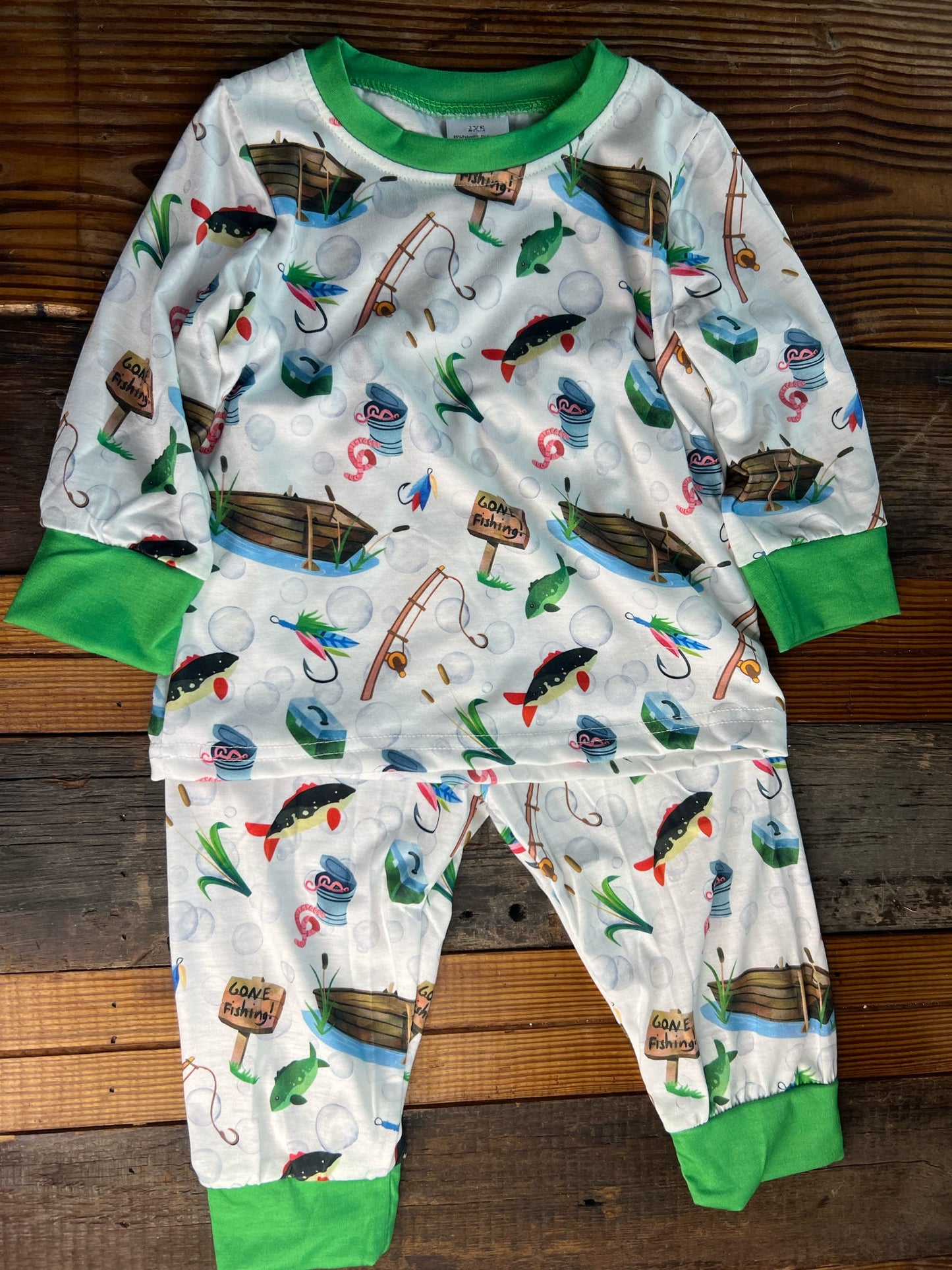 Gone Fishing Boys Pajamas