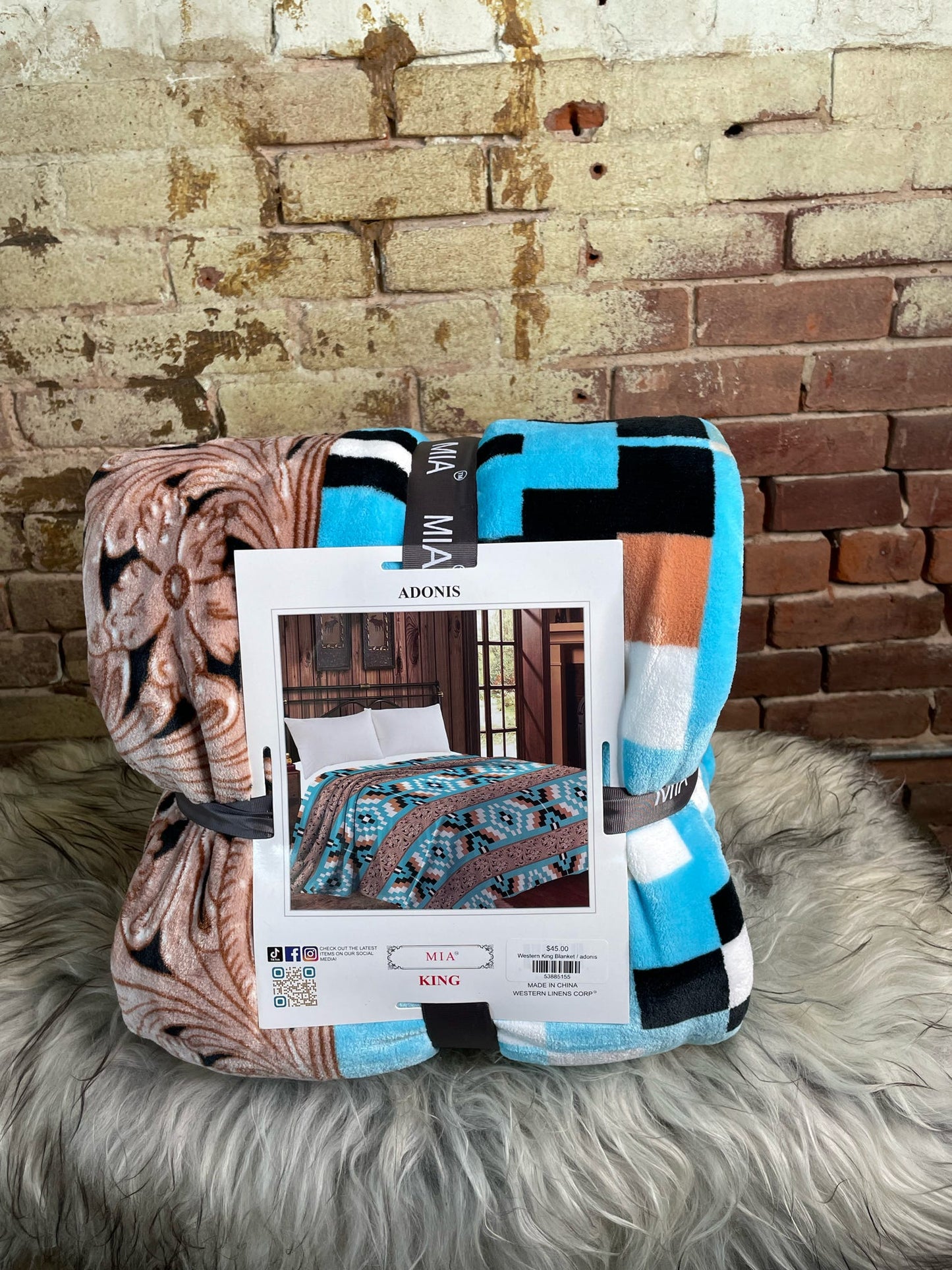 Western King Blanket