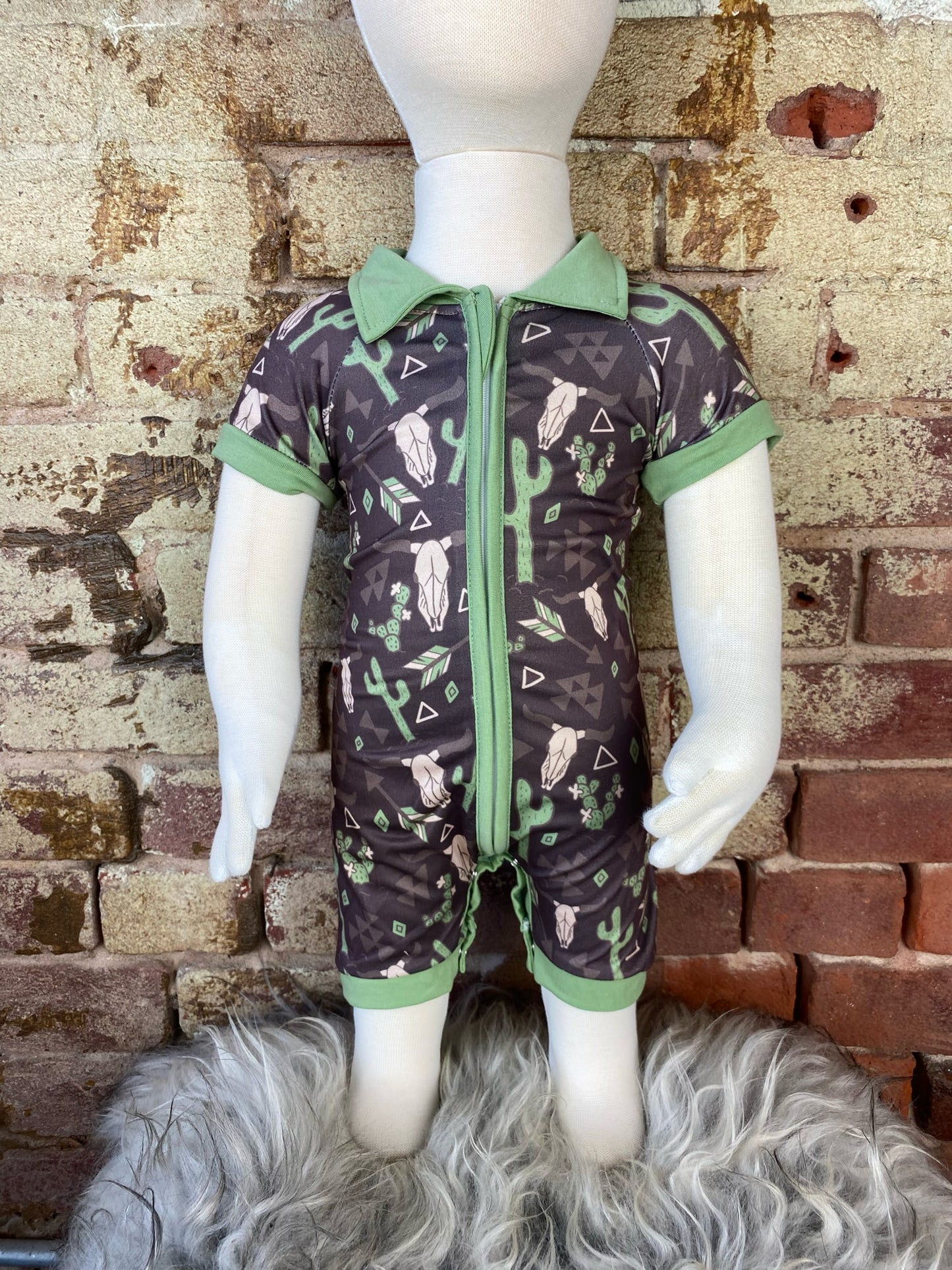 Bull Skull Romper