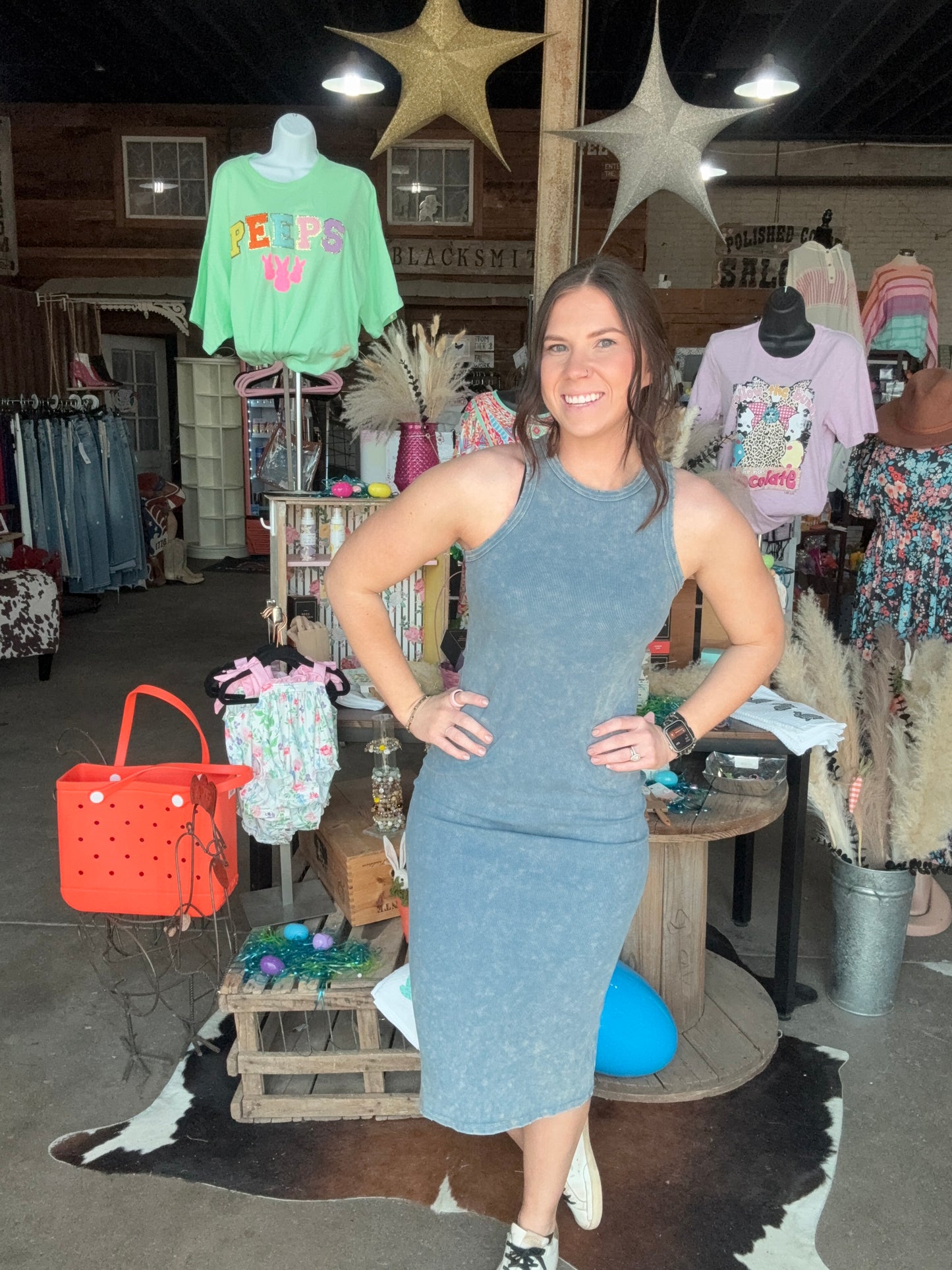 Denim Maxi Dress