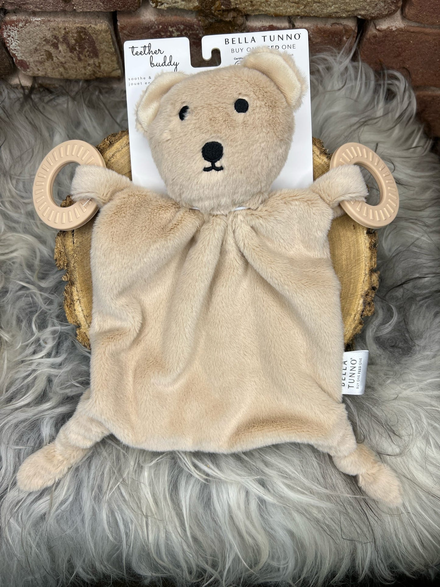 Bear Teether Buddy Oatmeal