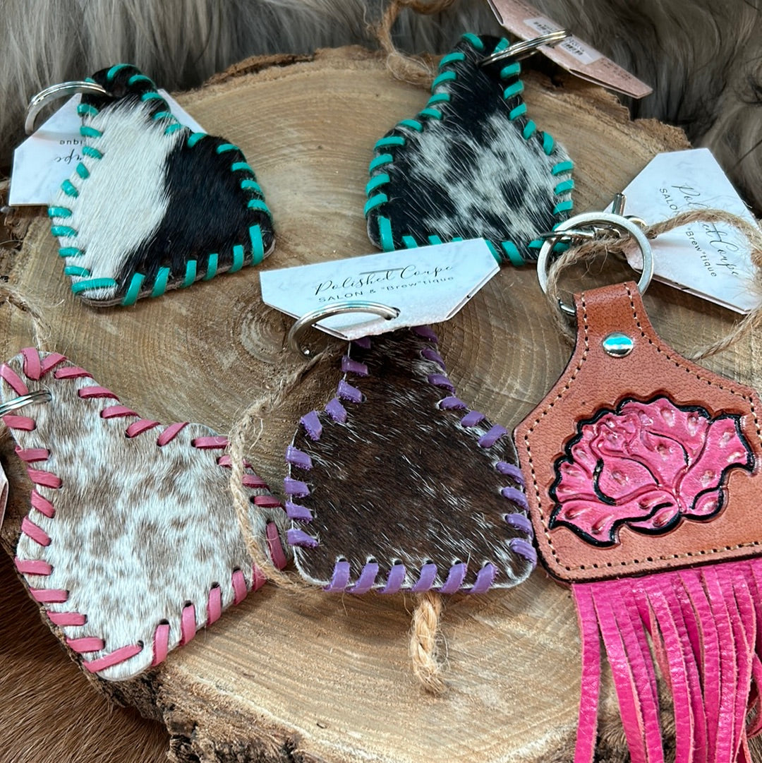 Ear Tag Key Chain