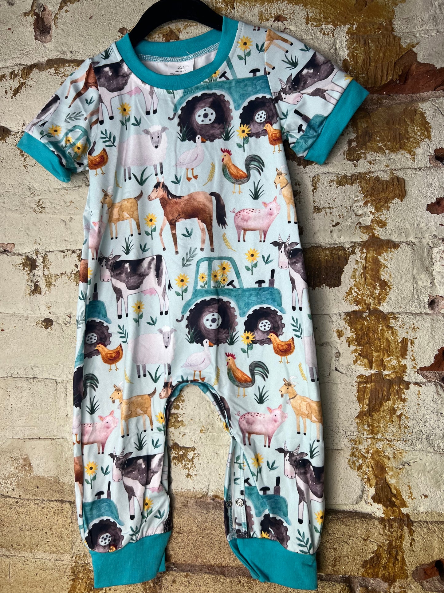 Tractor Romper