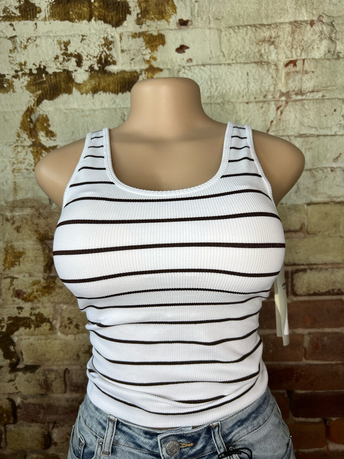 Rich Soil Striped Tank