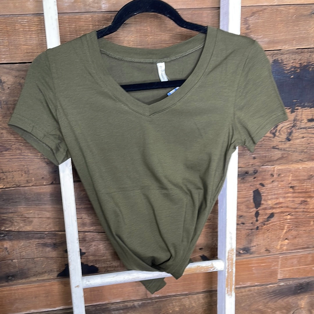 Basic Short Sleeve v-Neck