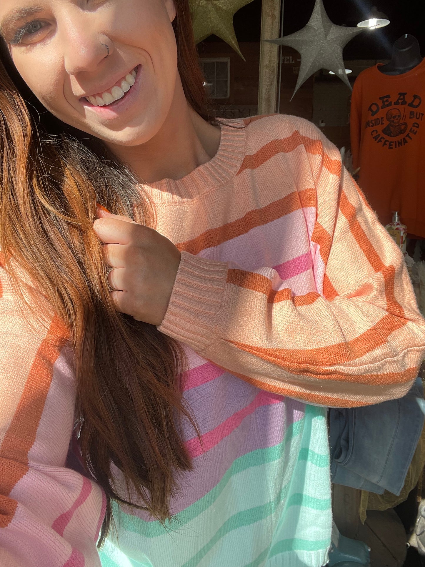 Over the rainbow sweater
