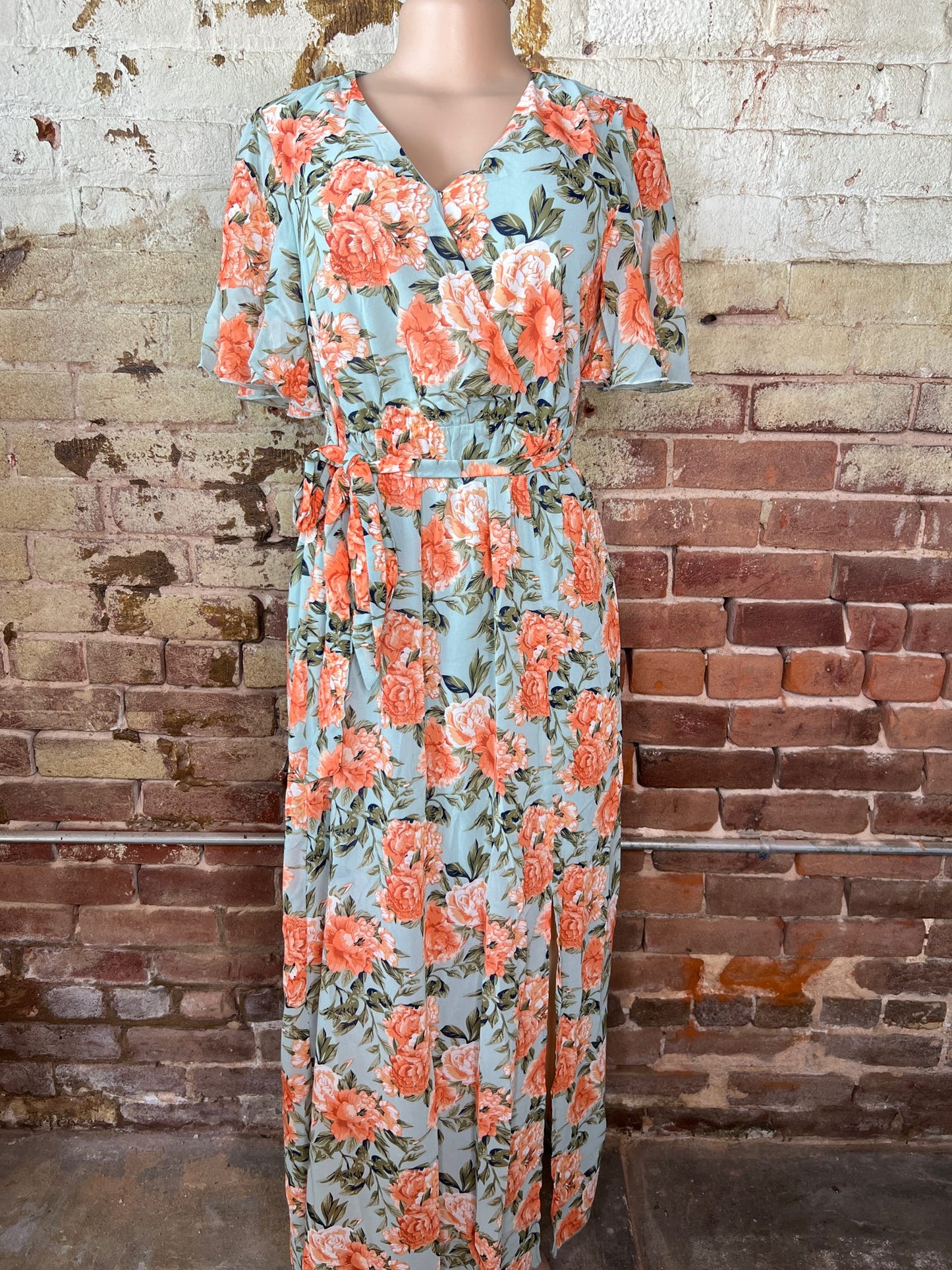 Floral Print Maxi Dress