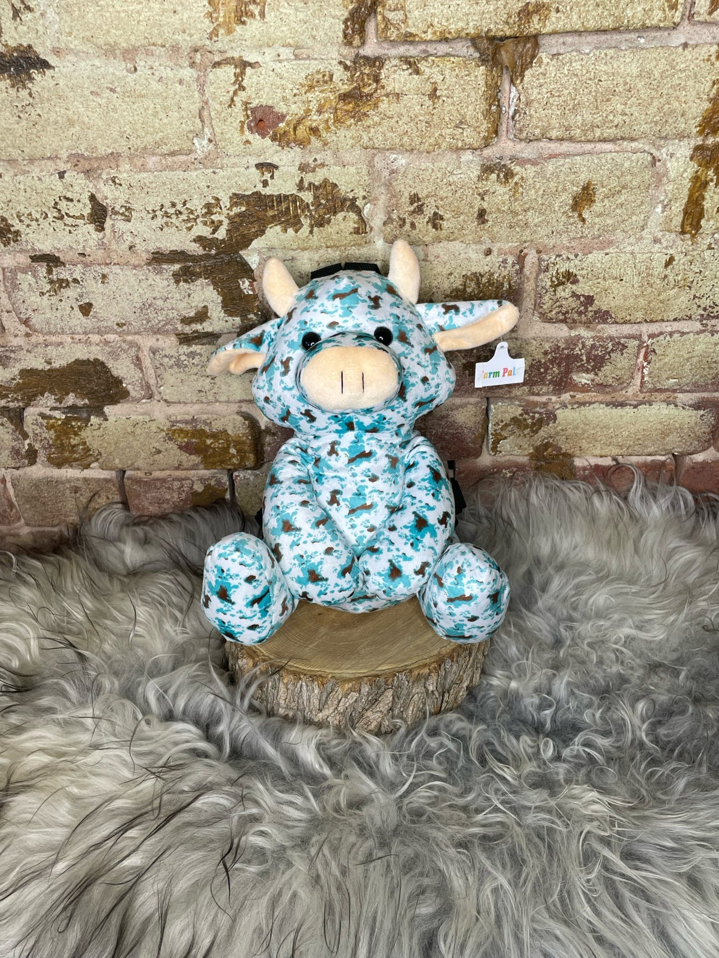 Stuffed Backpack Cows