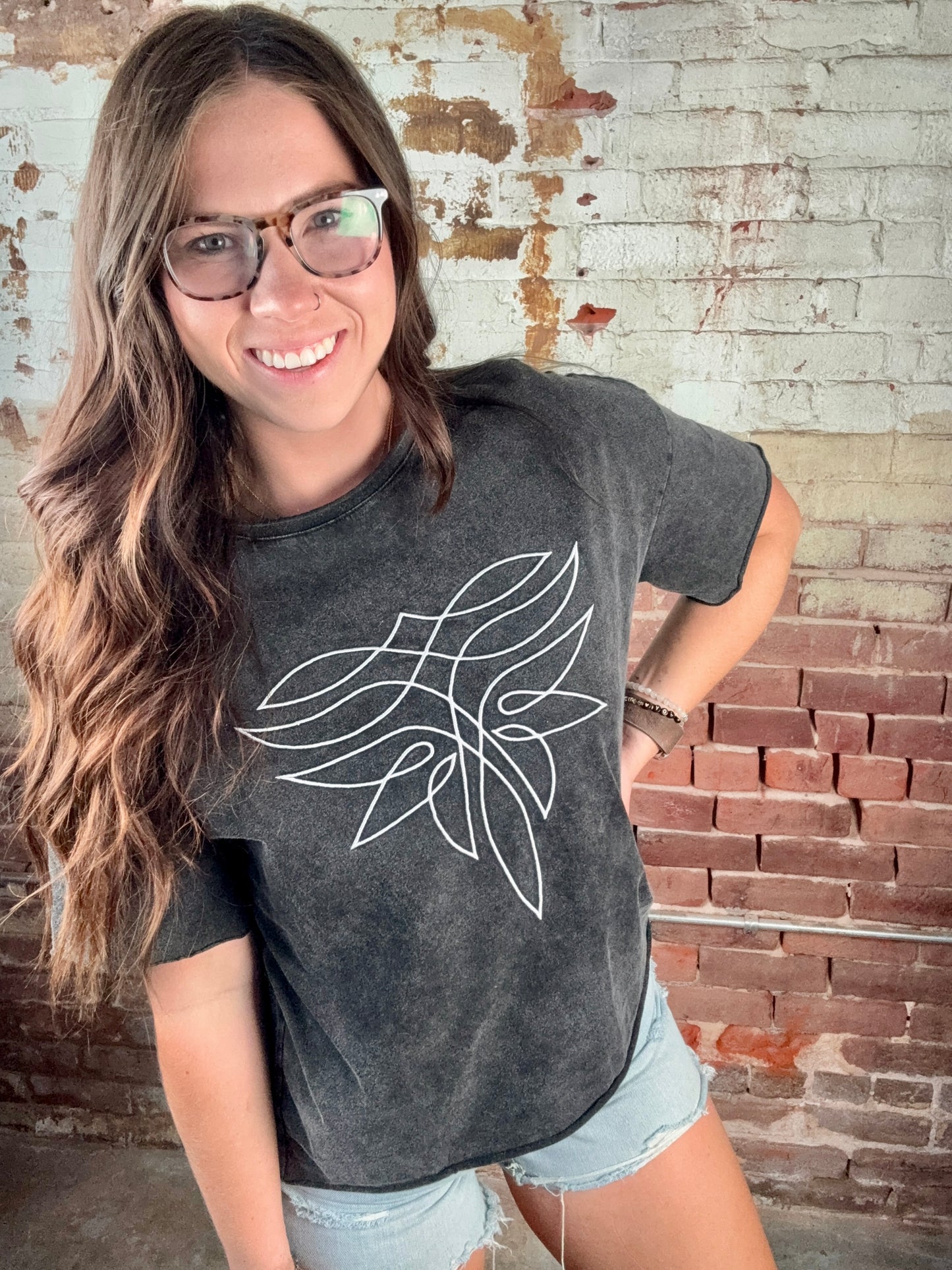Western Washed Tee