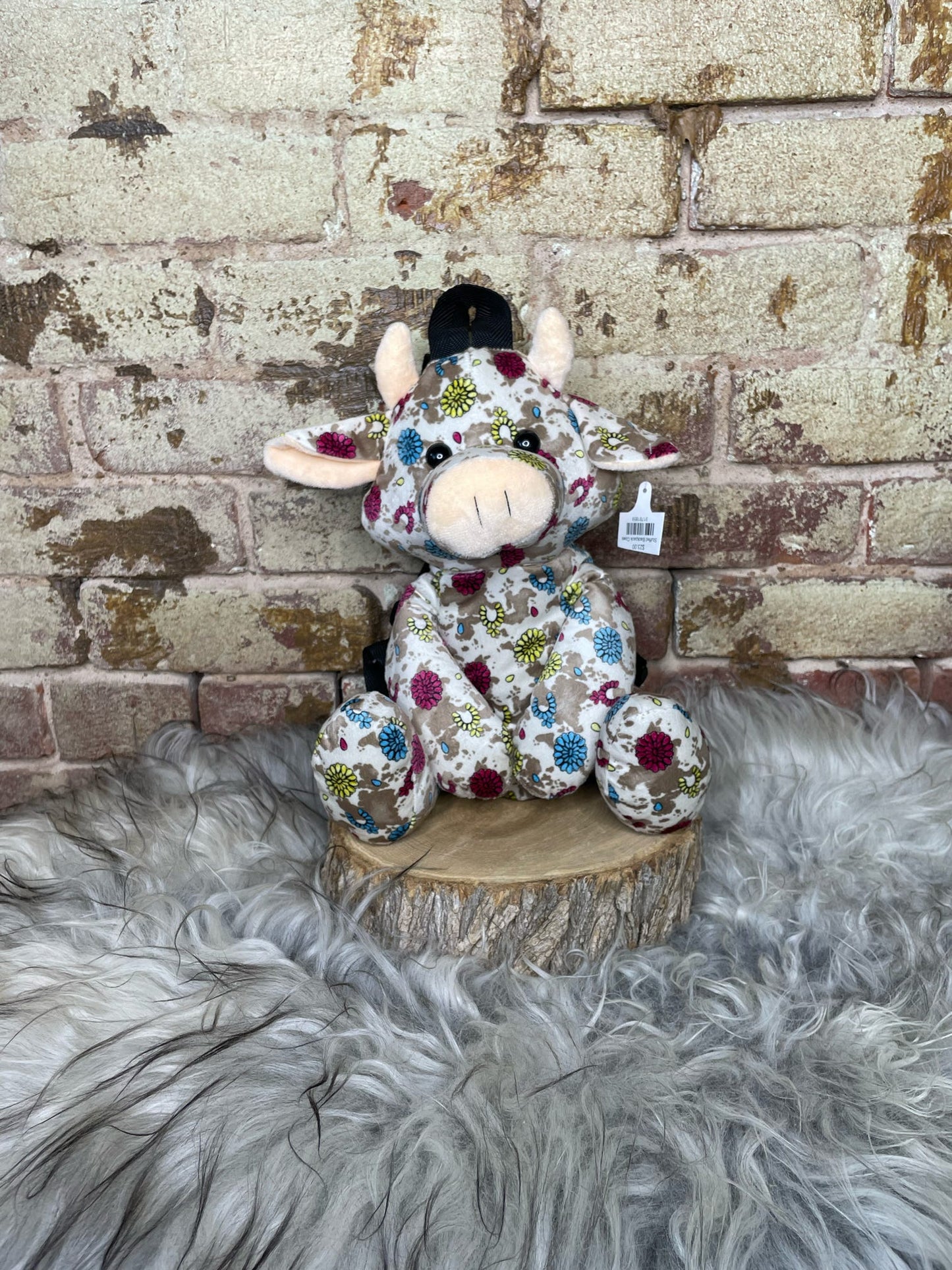 Stuffed Backpack Cows
