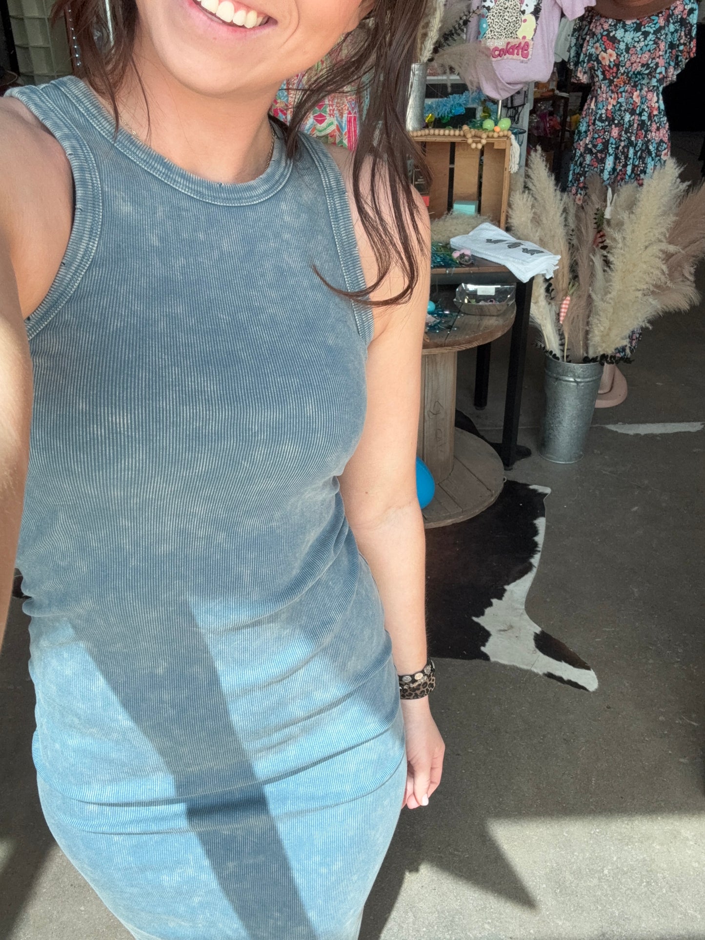 Denim Maxi Dress