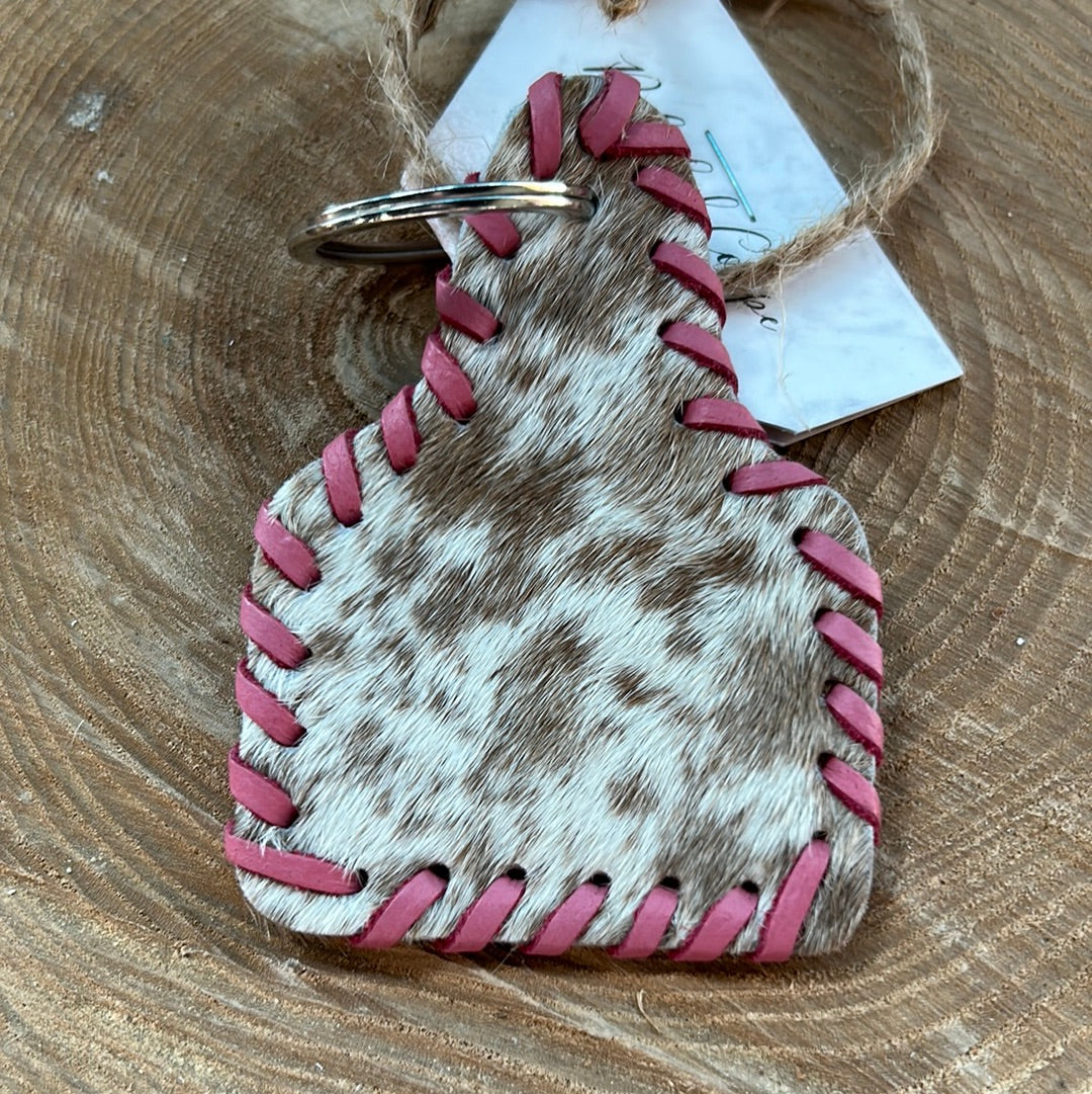 Ear Tag Key Chain