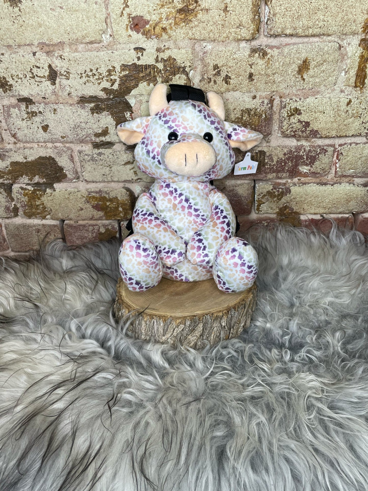 Stuffed Backpack Cows