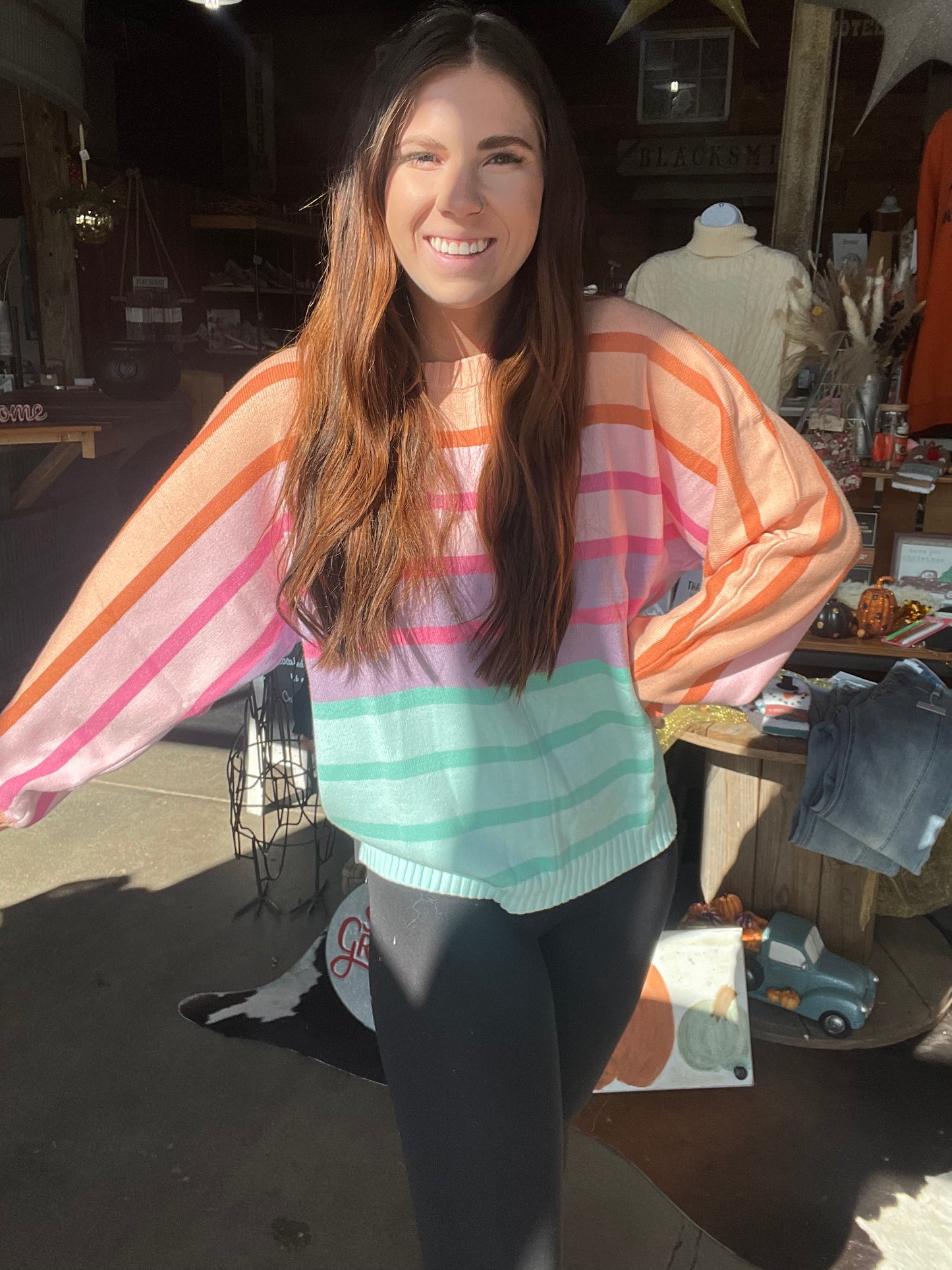 Over the rainbow sweater