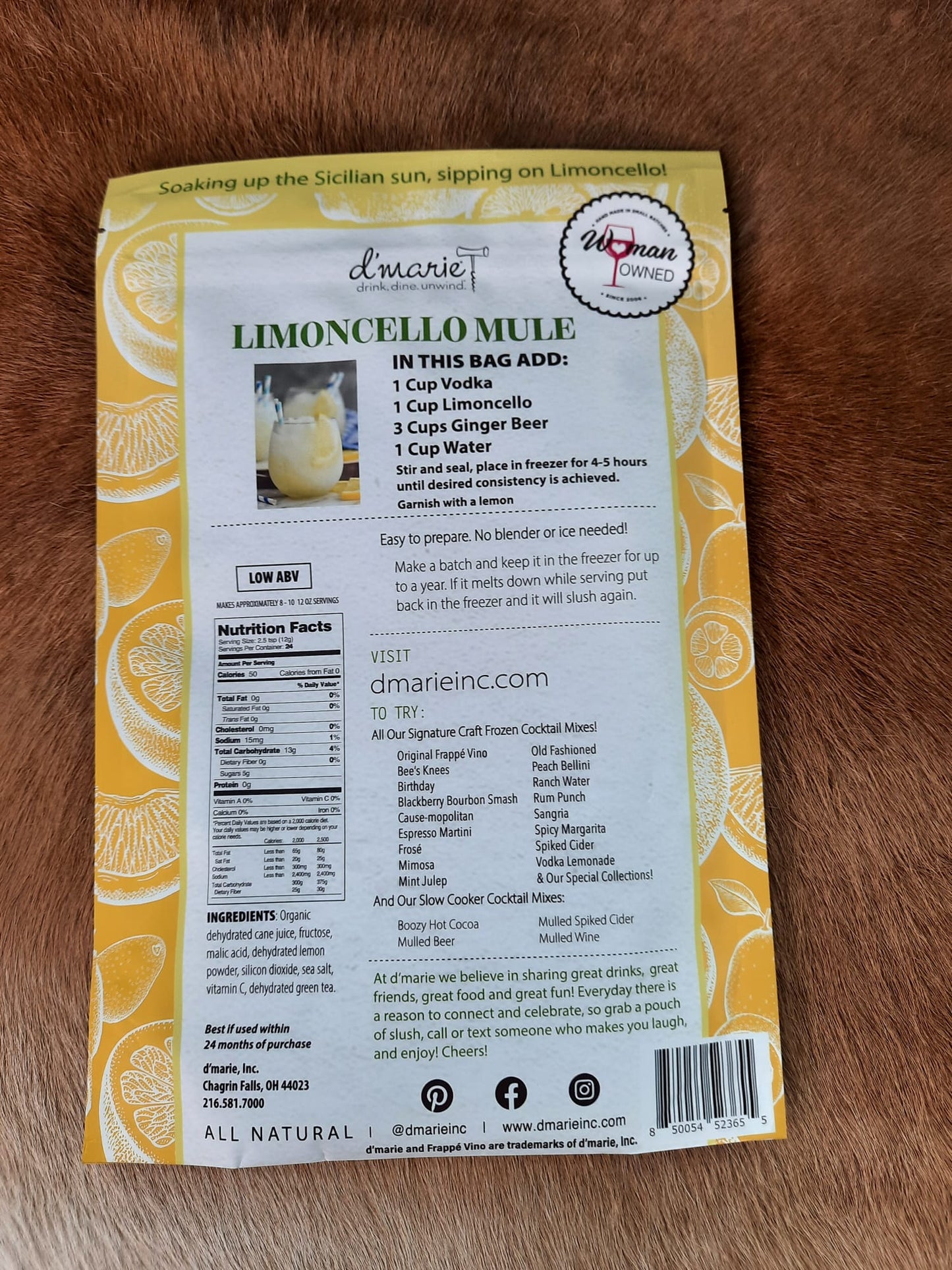 Frozen Craft Cocktail Mixes