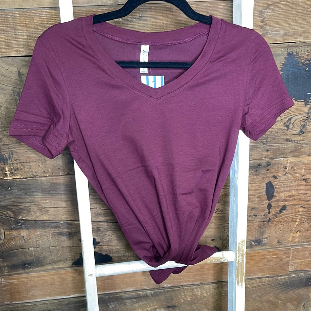 Basic Short Sleeve v-Neck