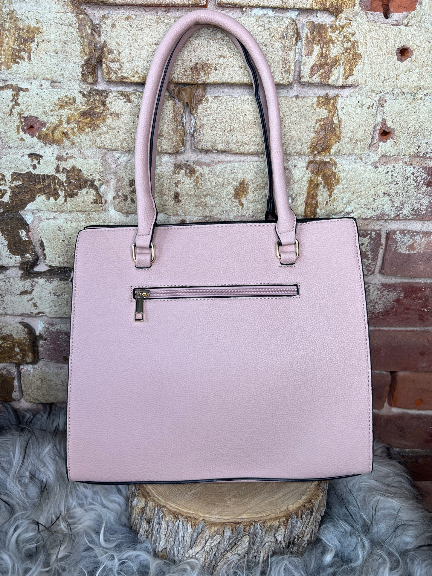 3-Piece Handbag w/ Wallet