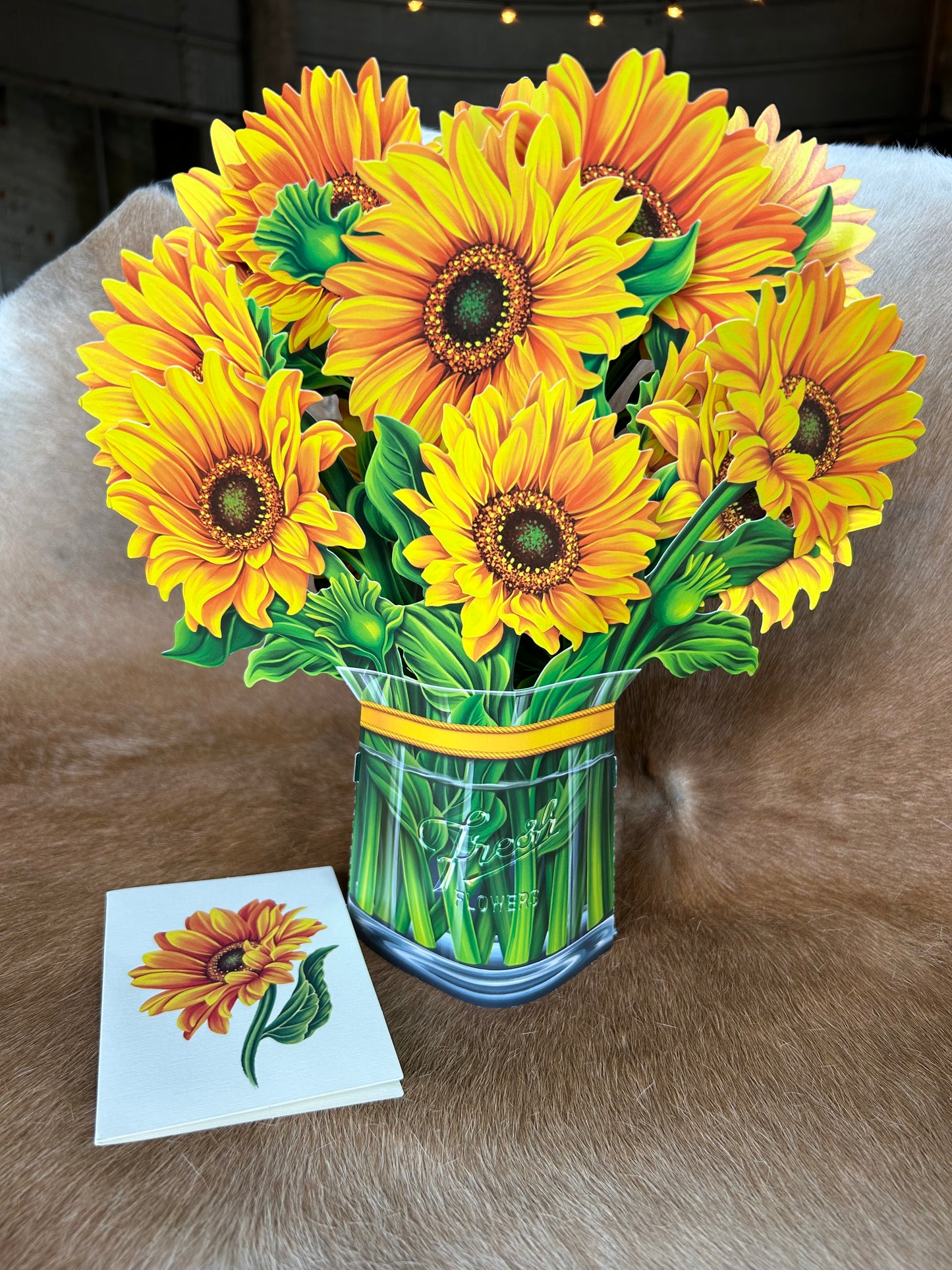 3D Paper Flower Cards Large