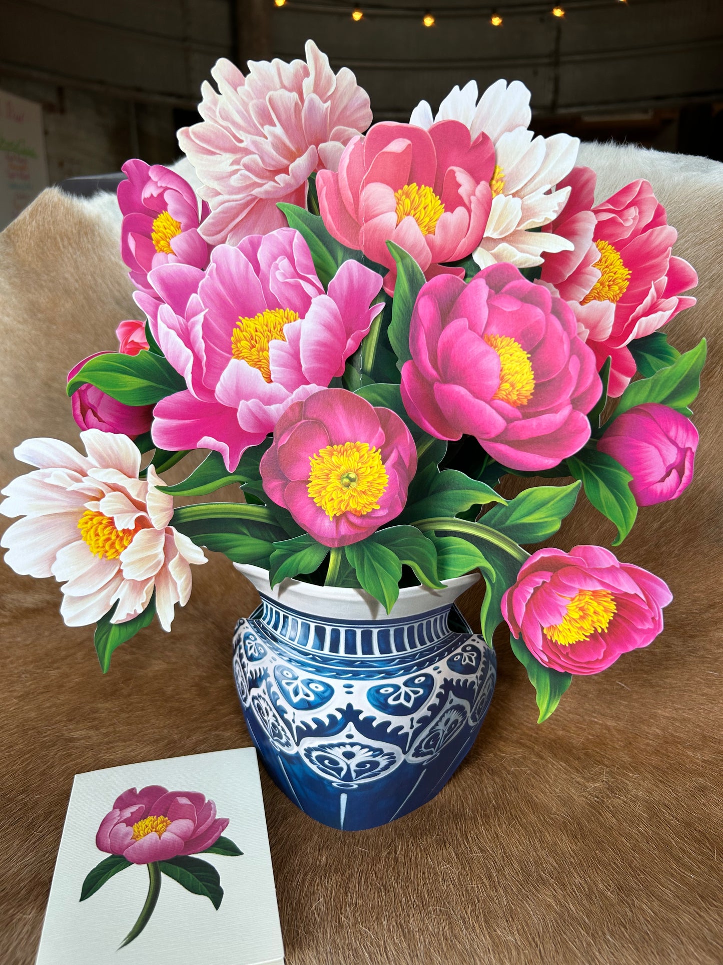 3D Paper Flower Cards Large