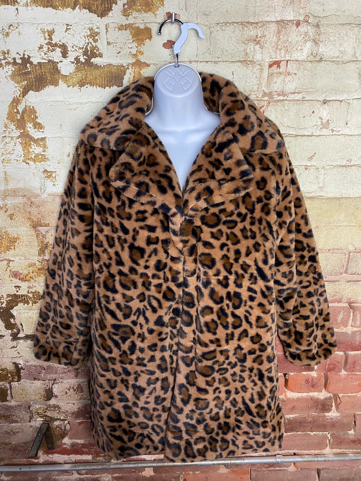 Leopard Faux Fur Coat