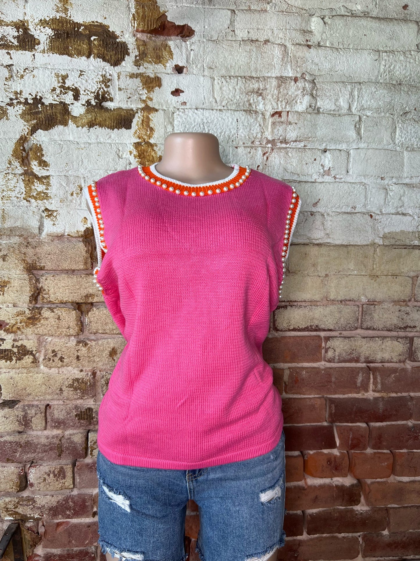 Lacy Sweater Vest