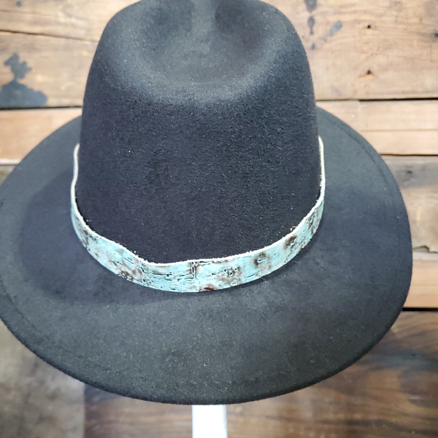 1" wide Leather Handmade Ties Band for Hat