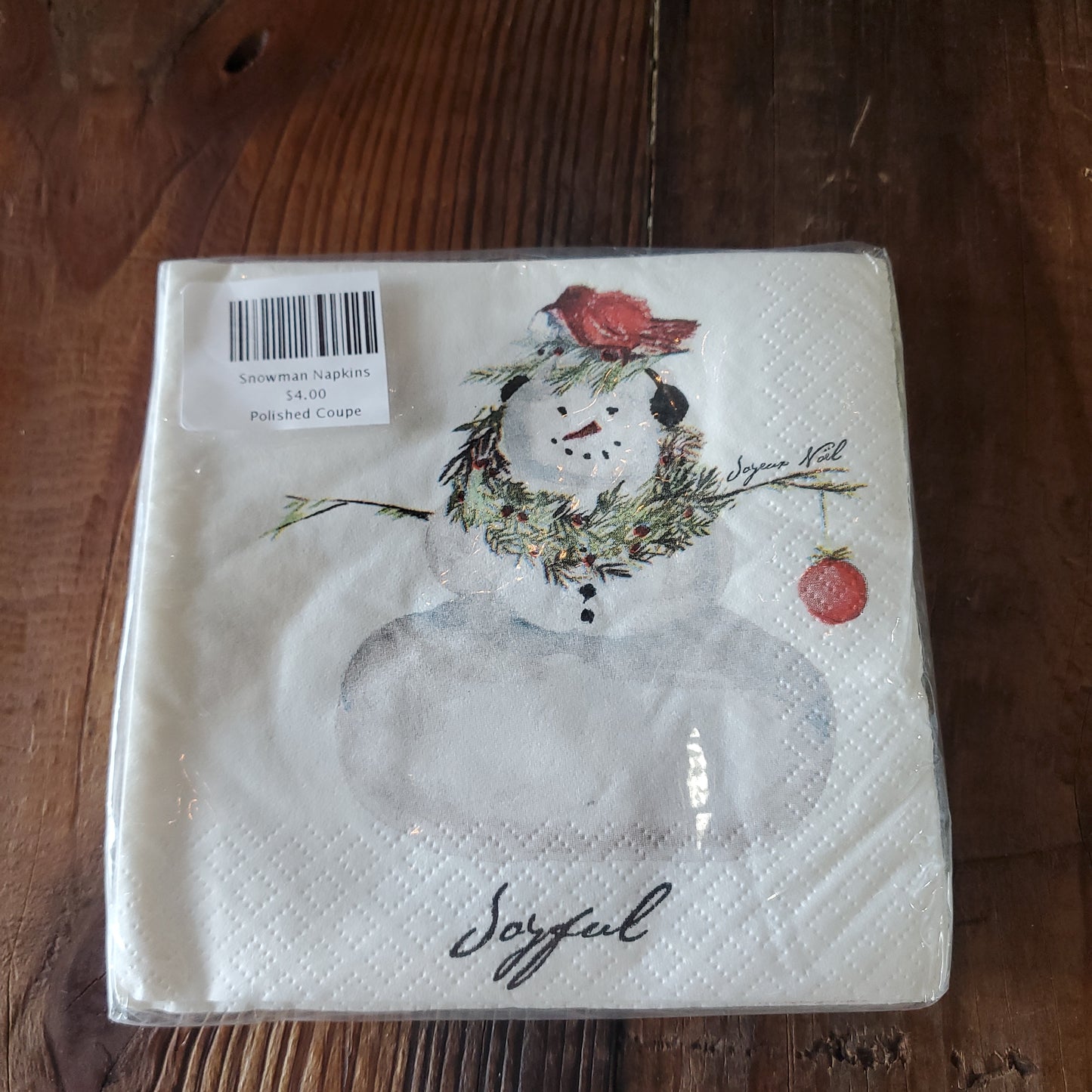 Snowman Napkins
