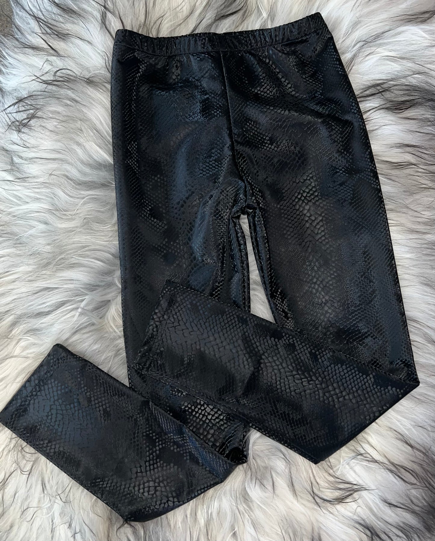 Black Python Pants