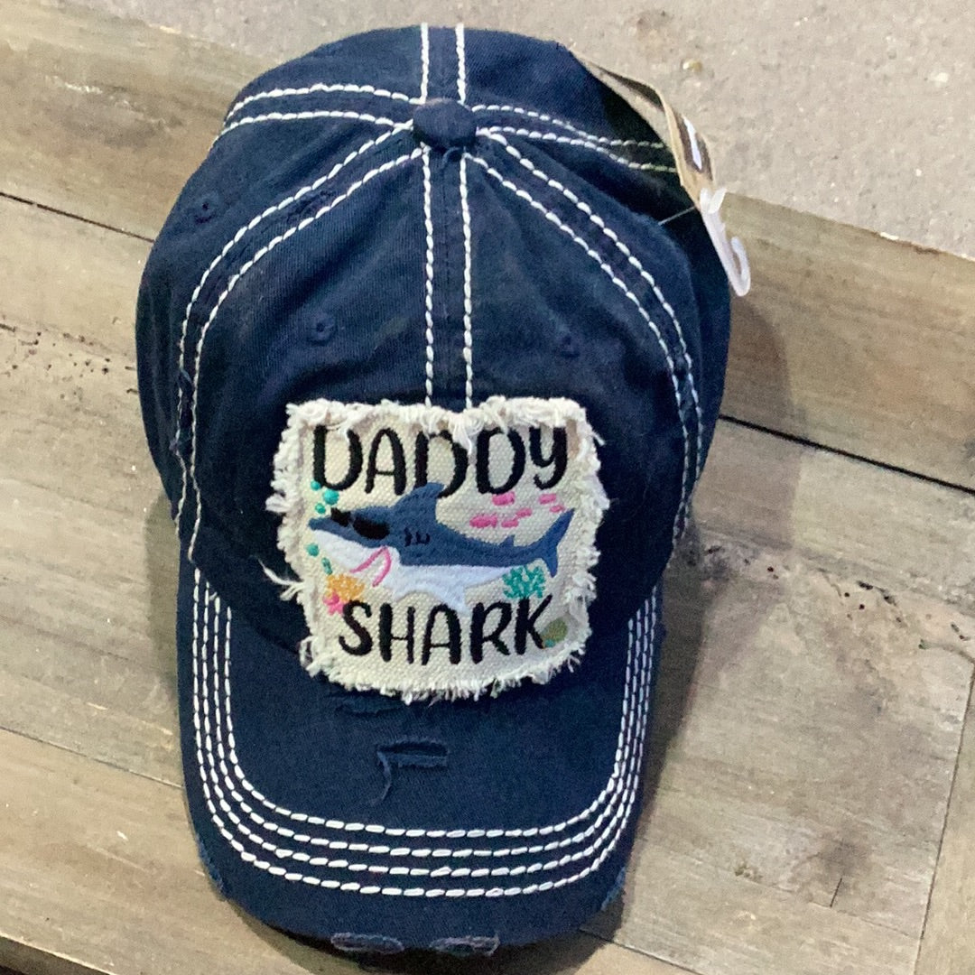 Daddy Shark Ball Cap