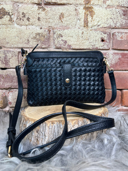 Woven Crossody Bag