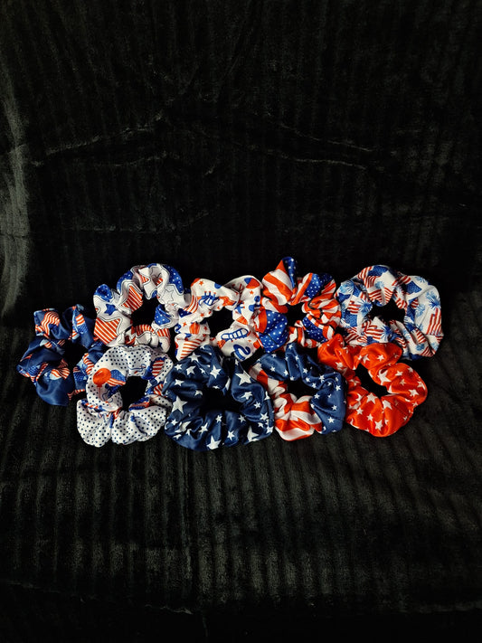 Assorted 4th of July Scrunchies