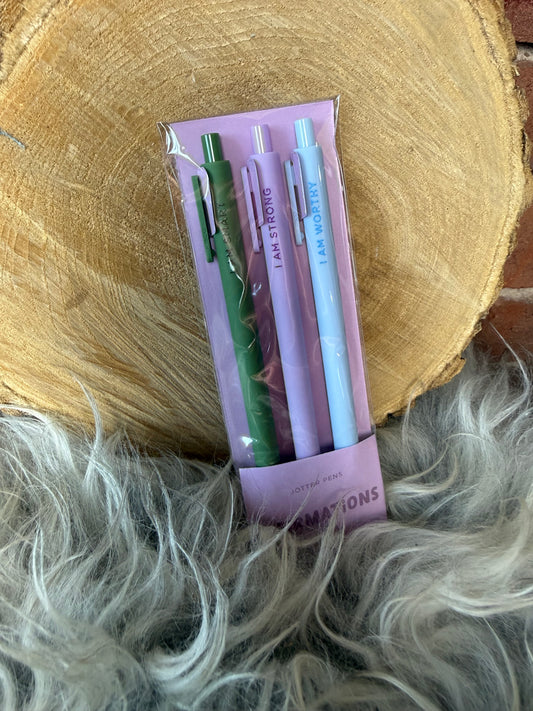 Affirmations - 3 pen set