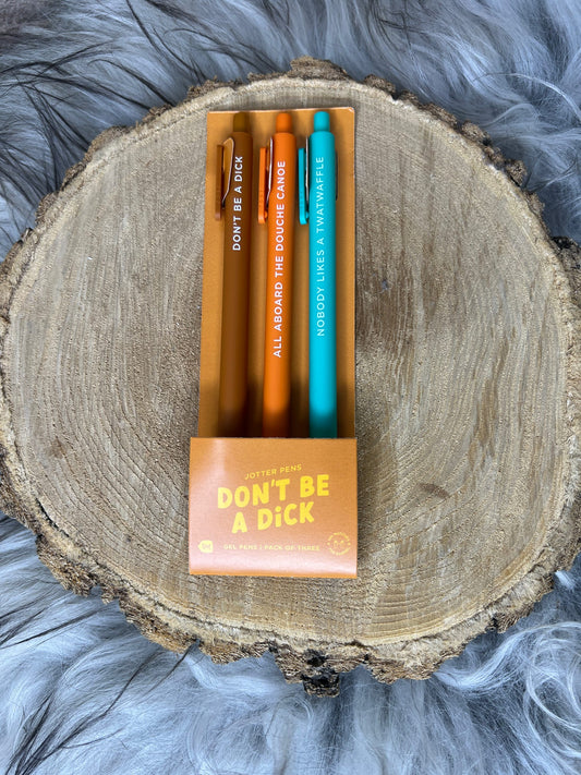 Don't Be A D*ck Pen Set