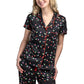 Button Down Holiday PJ Top