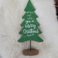 Xmas Wood Tree Sitter Decor - Large