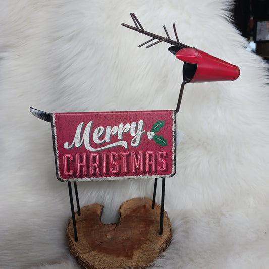 Merry Christmas Deer -Standing