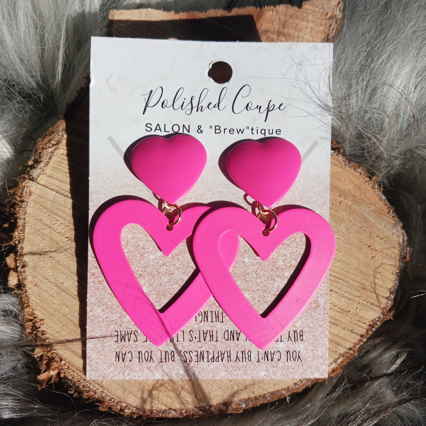 Elle Woods - Valentine's Pink Earrings