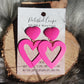 Elle Woods - Valentine's Pink Earrings
