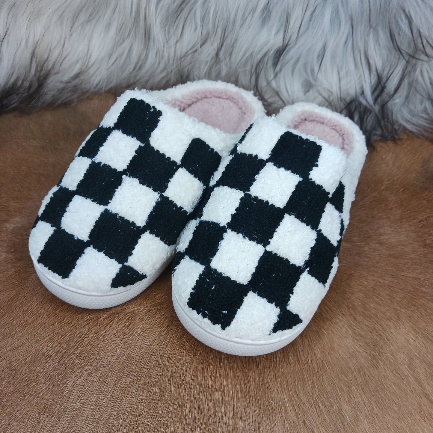 Checker Slippers